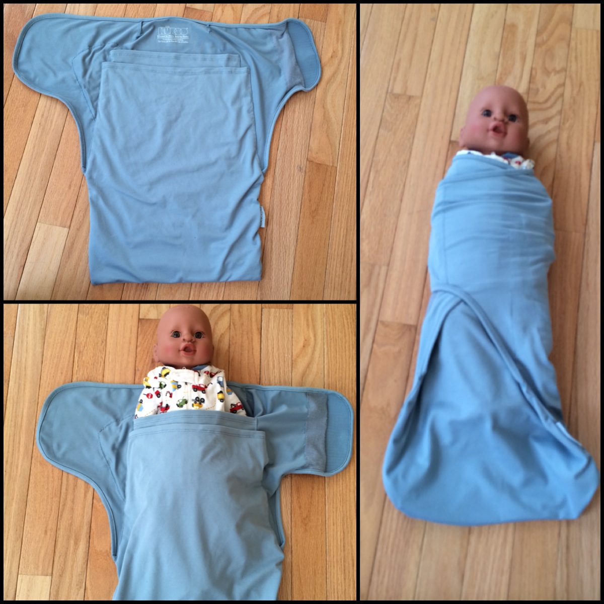 swaddle blanket with arm pockets