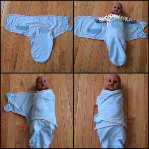 swaddle blanket with arm pockets