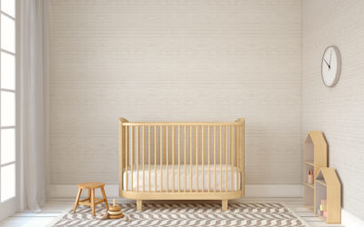 What are tips for a safe and comfortable nursery setup?
